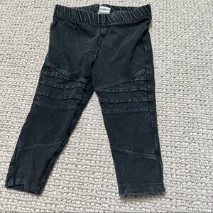 🍭4/$20 Tucker & Tate Black Moto Leggings - 9 months
